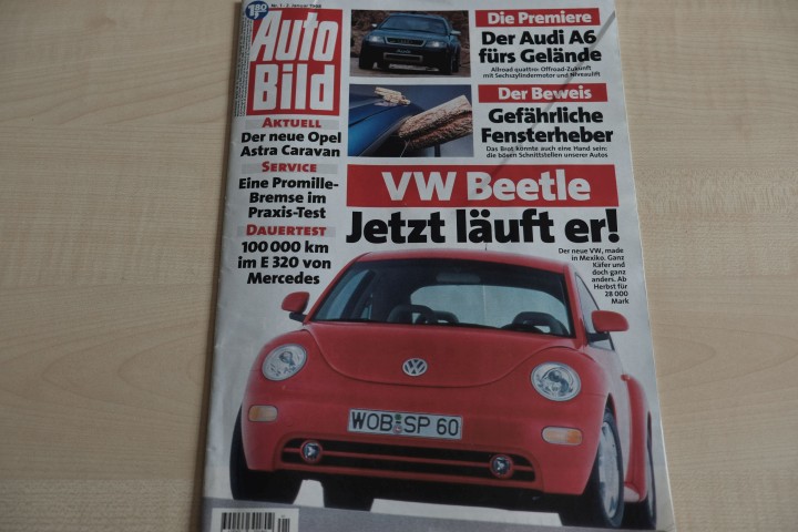 Deckblatt Auto Bild (01/1998)